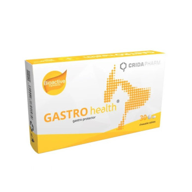 GASTRO Health – Supliment Digestiv pentru Câini și Pisici – 30 Tablete Masticabile